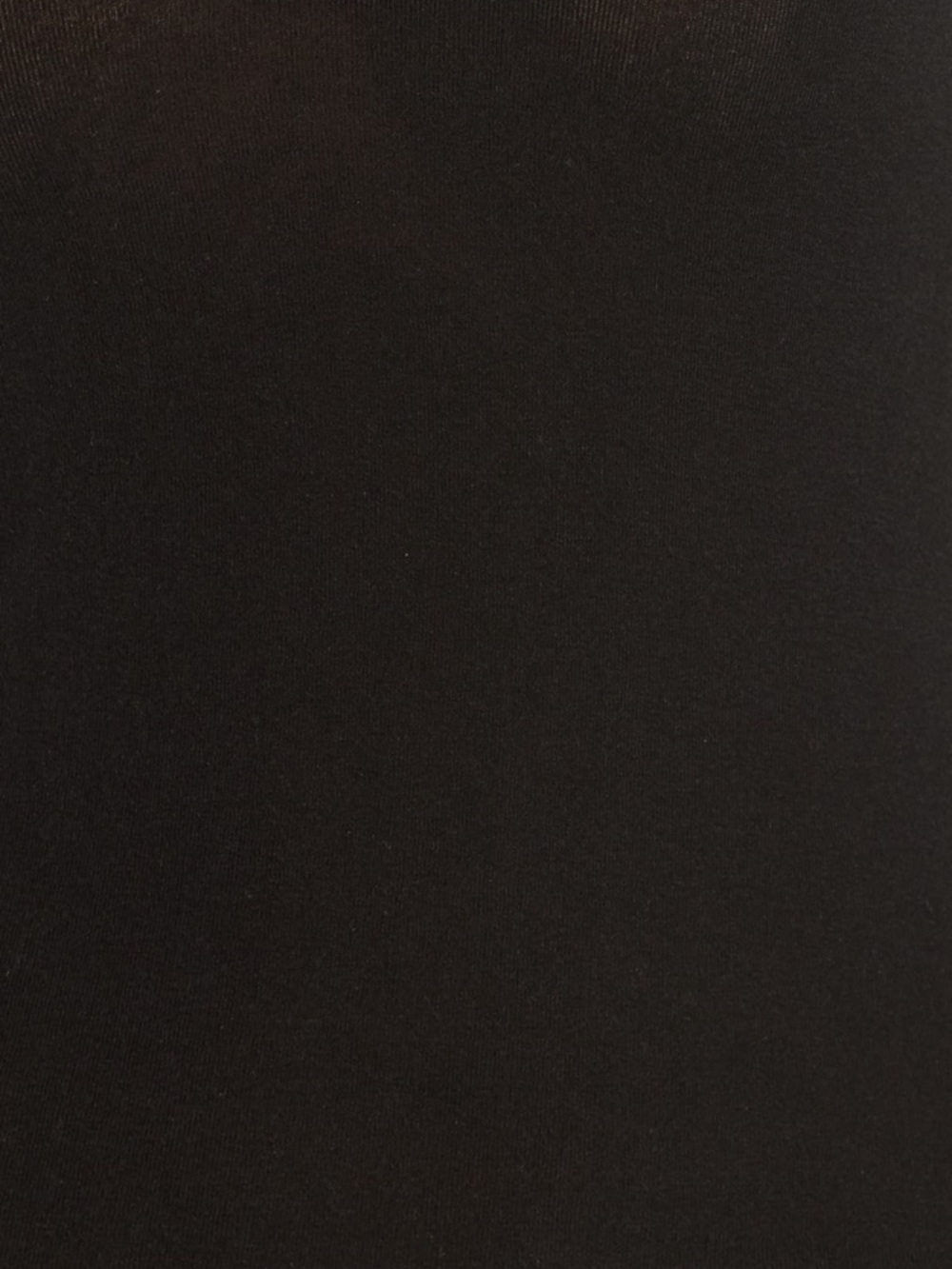 Trouve Sheer Tee Deep V Neck Layering Black - Picture 5 of 12